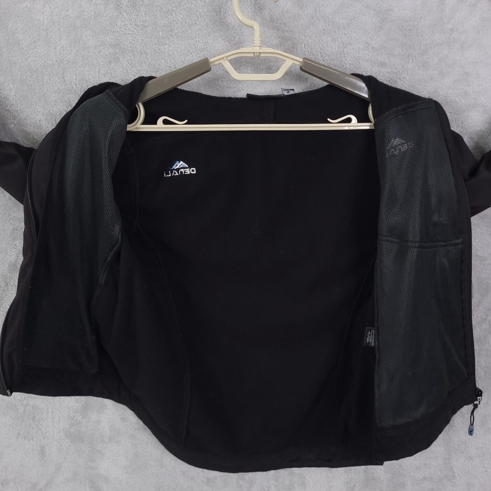 Denali Performance Fleece Lined Ski Jacket Women Black Small Full Zip Pockets - Picture 7 of 14